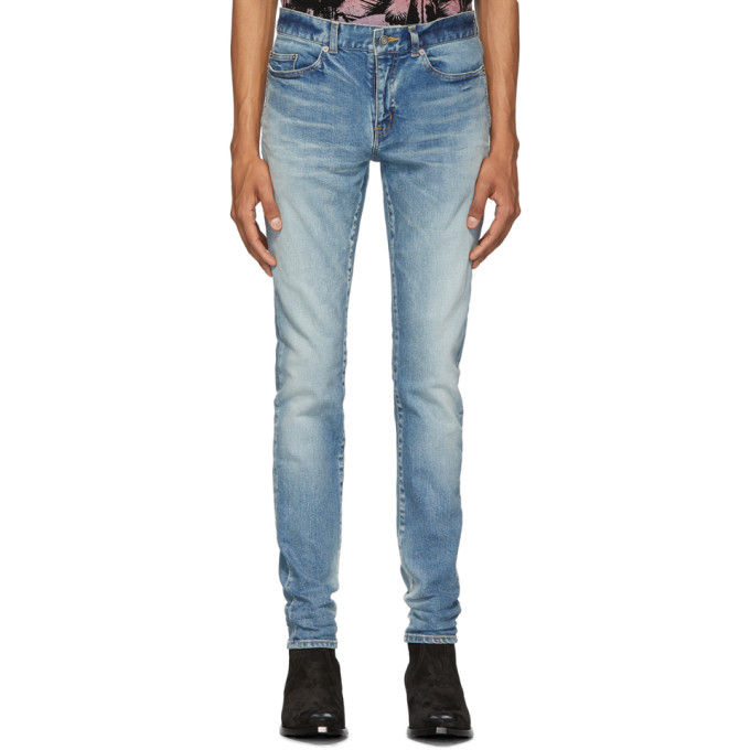 saint laurent blue jeans