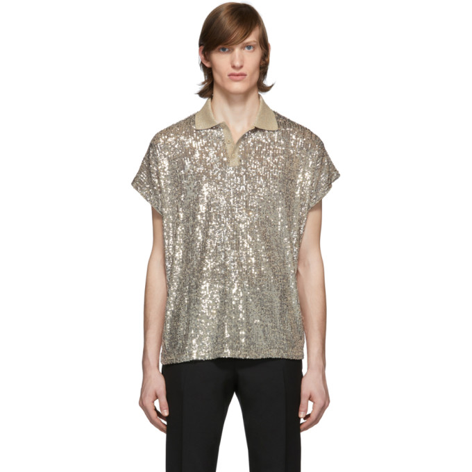 sequin boxy top
