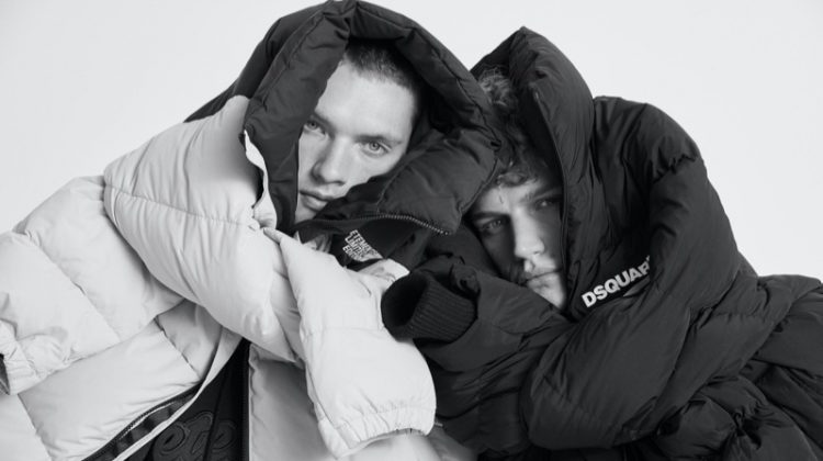 Models William Los and Timo Baumann star in Stylebop's fall-winter 2020 Studio campaign.