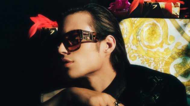 Versace Hits the Road for Holiday '20 Campaign Louis Baines stars in Versace's holiday 2020 campaign.