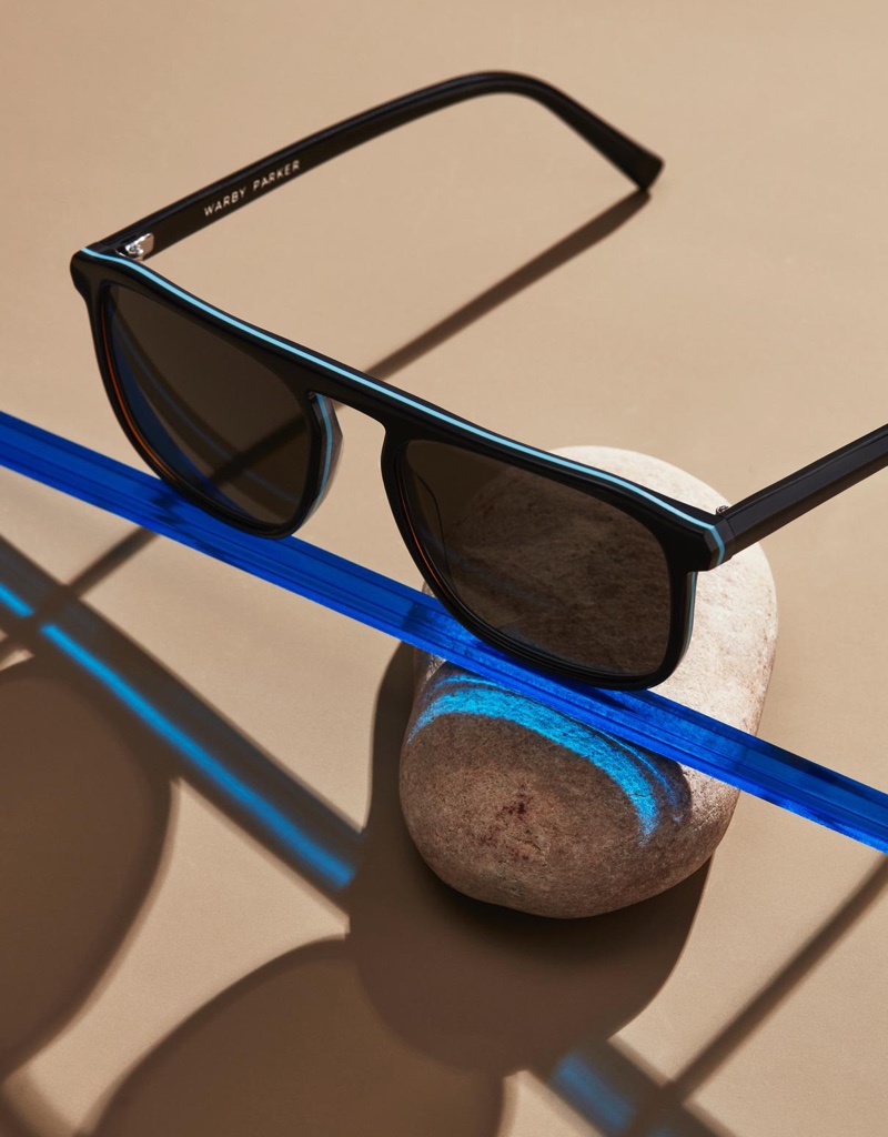 Warby Parker Lyon sunglasses in Black Sky Eclipse » Warby Parker Makes a Case for Crossbar Eyewear Warby Parker Lyon sunglasses in Black Sky Eclipse