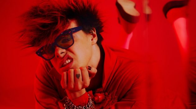 Yungblud Fronts Ray-Ban Weird Collection Campaign Front and center, Yungblud wears Ray-Ban's State Street sunglasses for the brand's Weird Collection campaign.