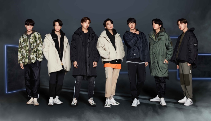 BTS fronts FILA's Project 7 Collection campaign.