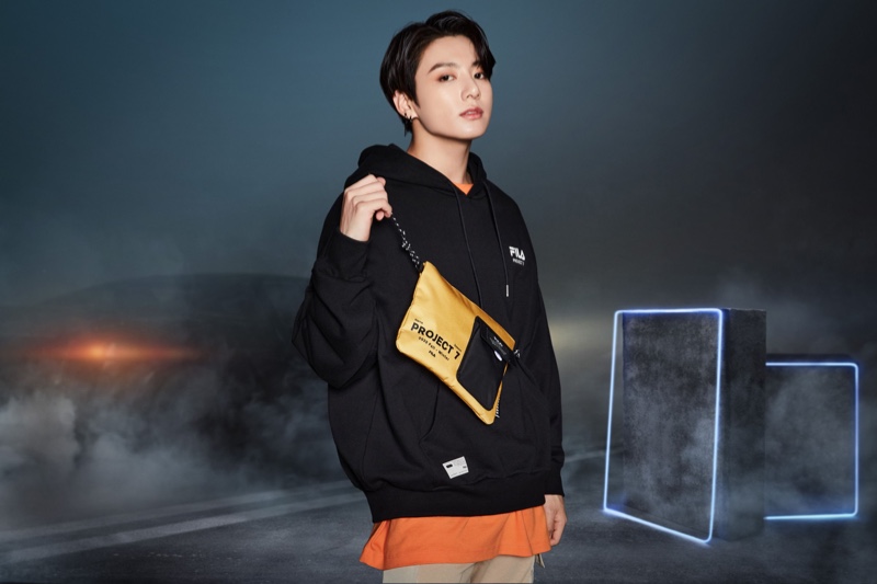 Jungkook stars in FILA's Project 7 Collection campaign.