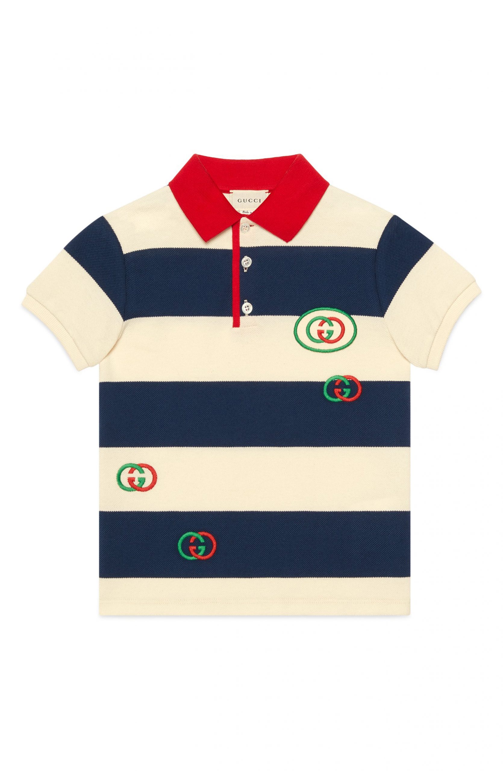 gucci stripe polo
