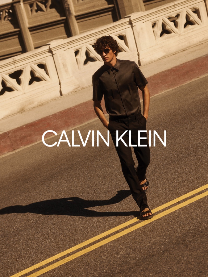 Lachlan Bailey photographs Francisco Henriques for Calvin Klein's fall-winter 2020 campaign.