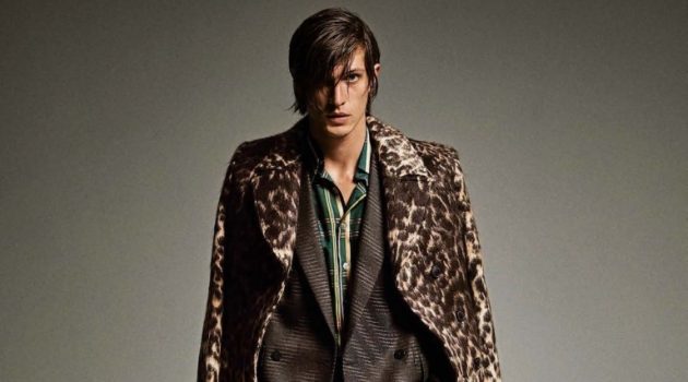 Edoardo Channels Rock 'n' Roll Elegance for Style Magazine Italia