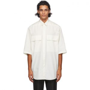 Fear of God Ermenegildo Zegna Off-White Cotton Short Sleeve Shirt Fear of God Ermenegildo Zegna Off-White Cotton Short Sleeve Shirt