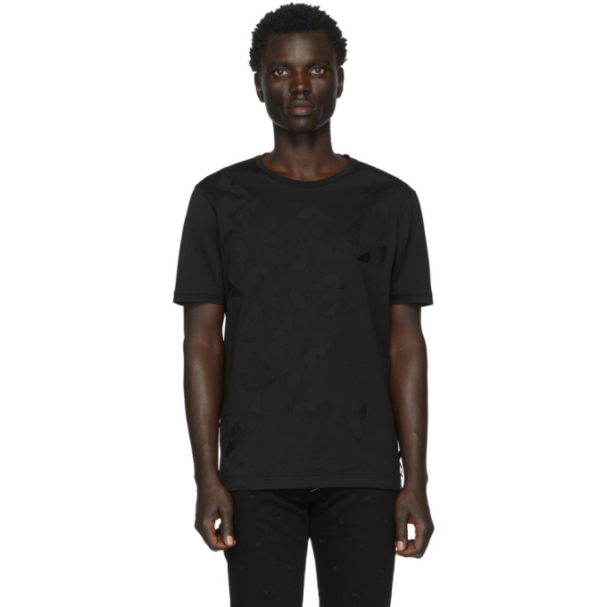 Fendi Black ‘Bag Bugs’ Eye T-Shirt | The Fashionisto