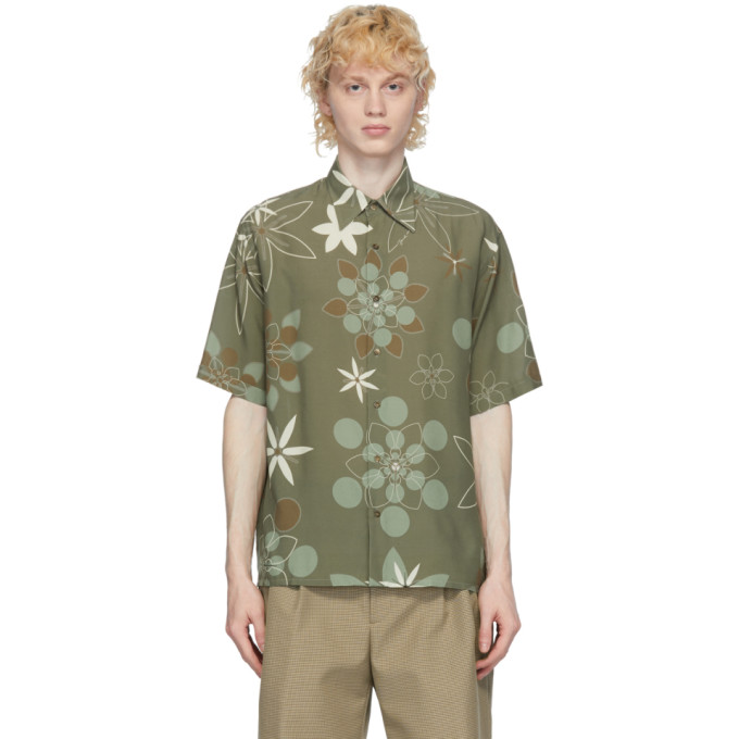 Fendi Green Kaleidoscope Floral Shirt | The Fashionisto