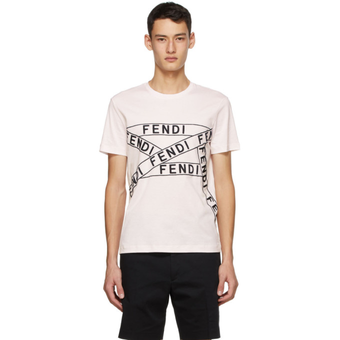 Fendi Pink Logo T-Shirt | The Fashionisto