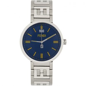 Fendi Silver and Blue Forever Fendi Watch Fendi Silver and Blue Forever Fendi Watch