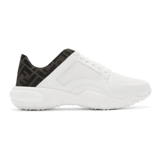 fendi runner monochrome sneakers