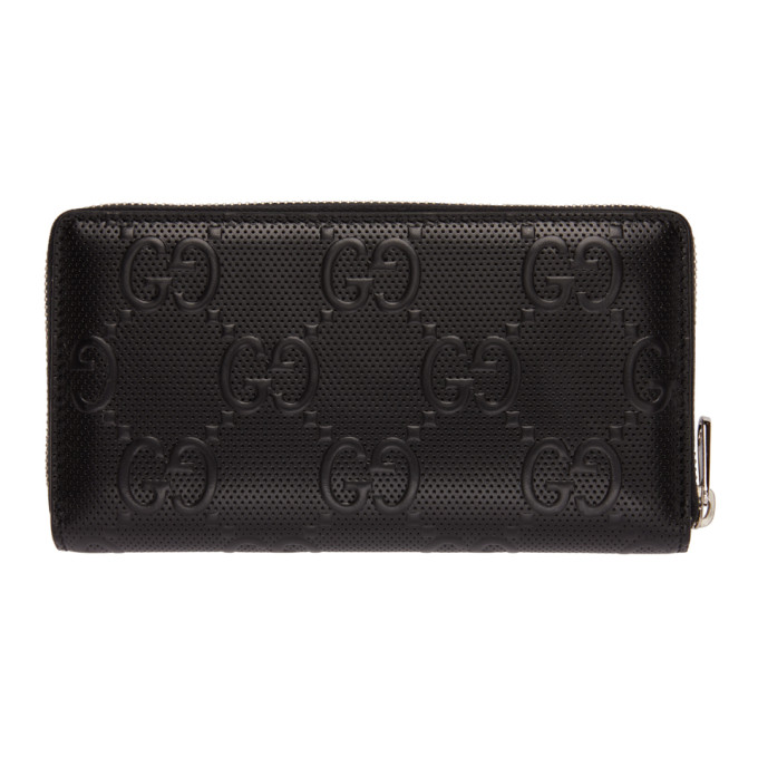 gucci embossed wallet