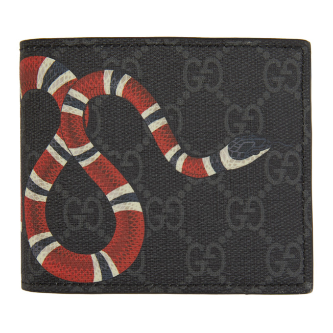 gucci snake long wallet