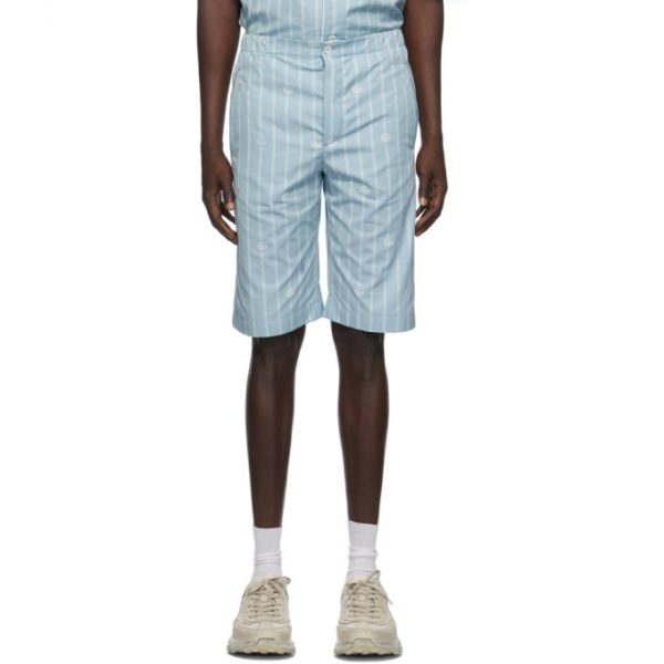 Gucci Blue GG Stripe Shorts | The Fashionisto