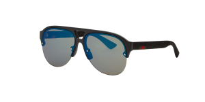 Gucci Man GG0170S - Frame color: Black, Lens color: Blue, Size 59-13/145 Gucci Man GG0170S - Frame color: Black, Lens color: Blue, Size 59-13/145