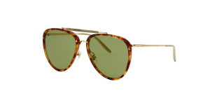 Gucci Man Gg0672s - Frame color: Gold, Lens color: Green Gucci Man Gg0672s - Frame color: Gold, Lens color: Green