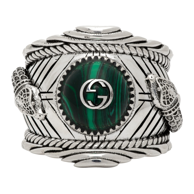 gucci garden silver ring