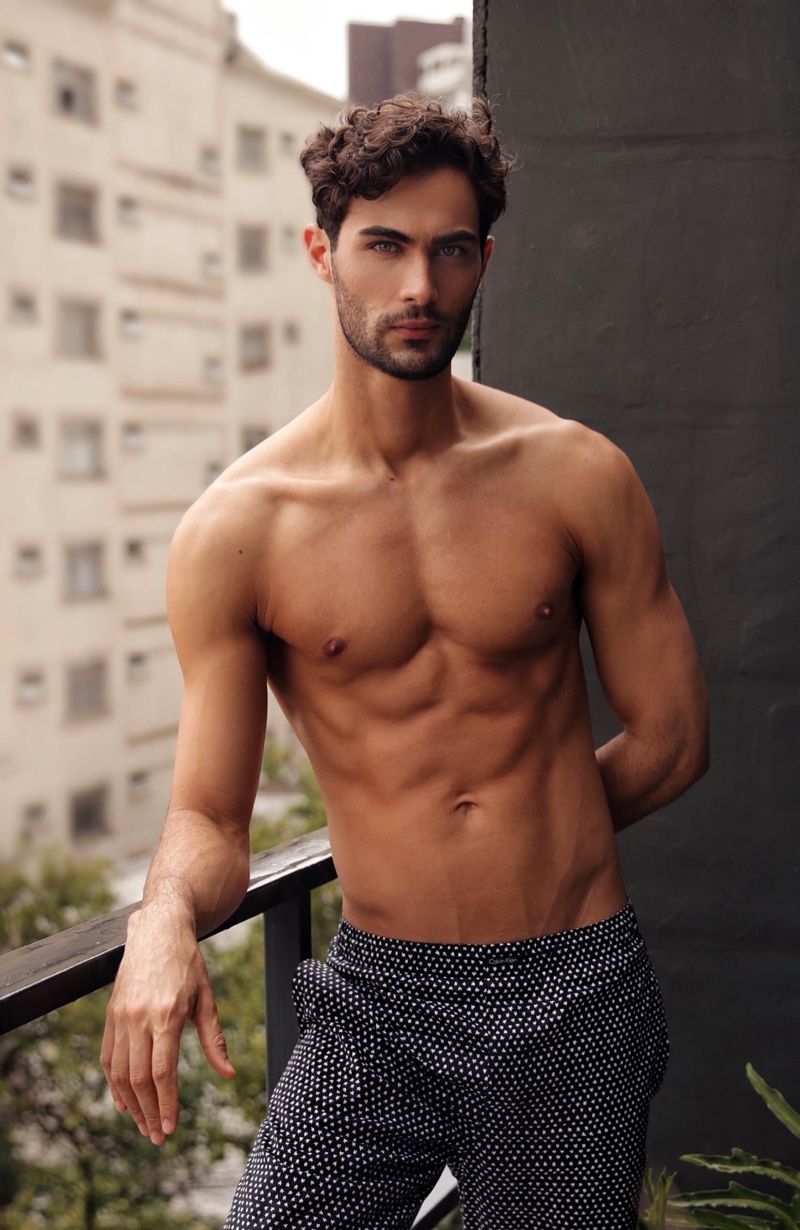 Model Lucas Alves photographed by Habib Caiado