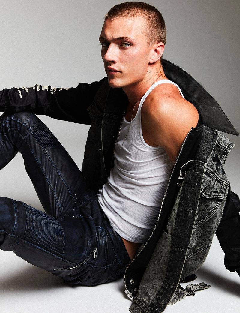 Lucky Blue Smith 2020 Man About Town Cover Photoshoot 014