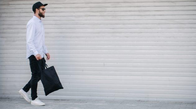 Tips for Buying the Best Tote Bags for Men Man with Tote Bag