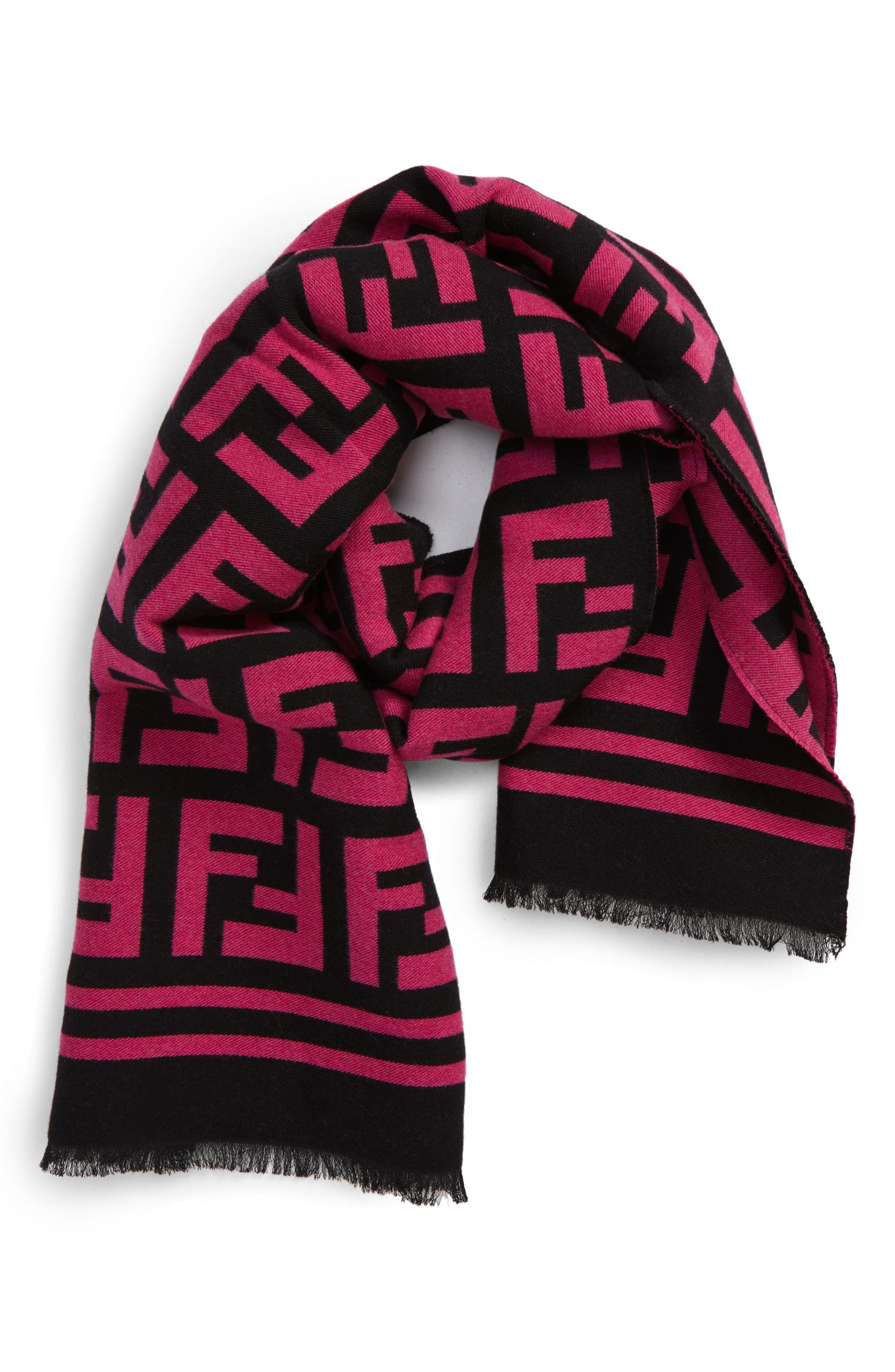 fendi scarf pink