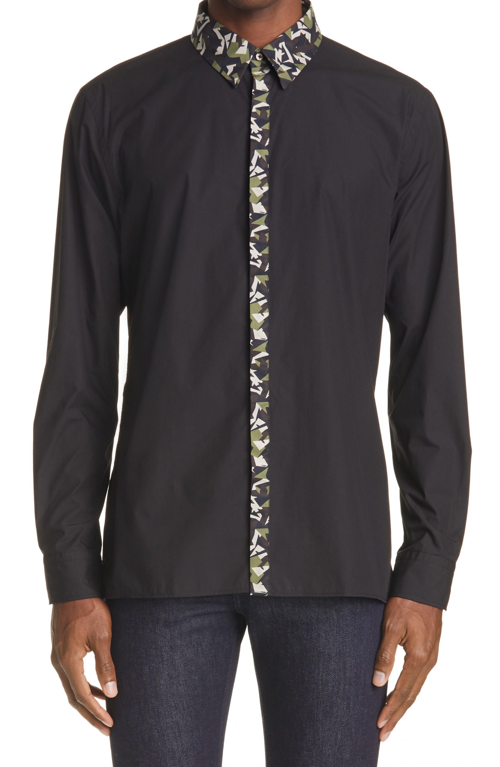 fendi button up shirt