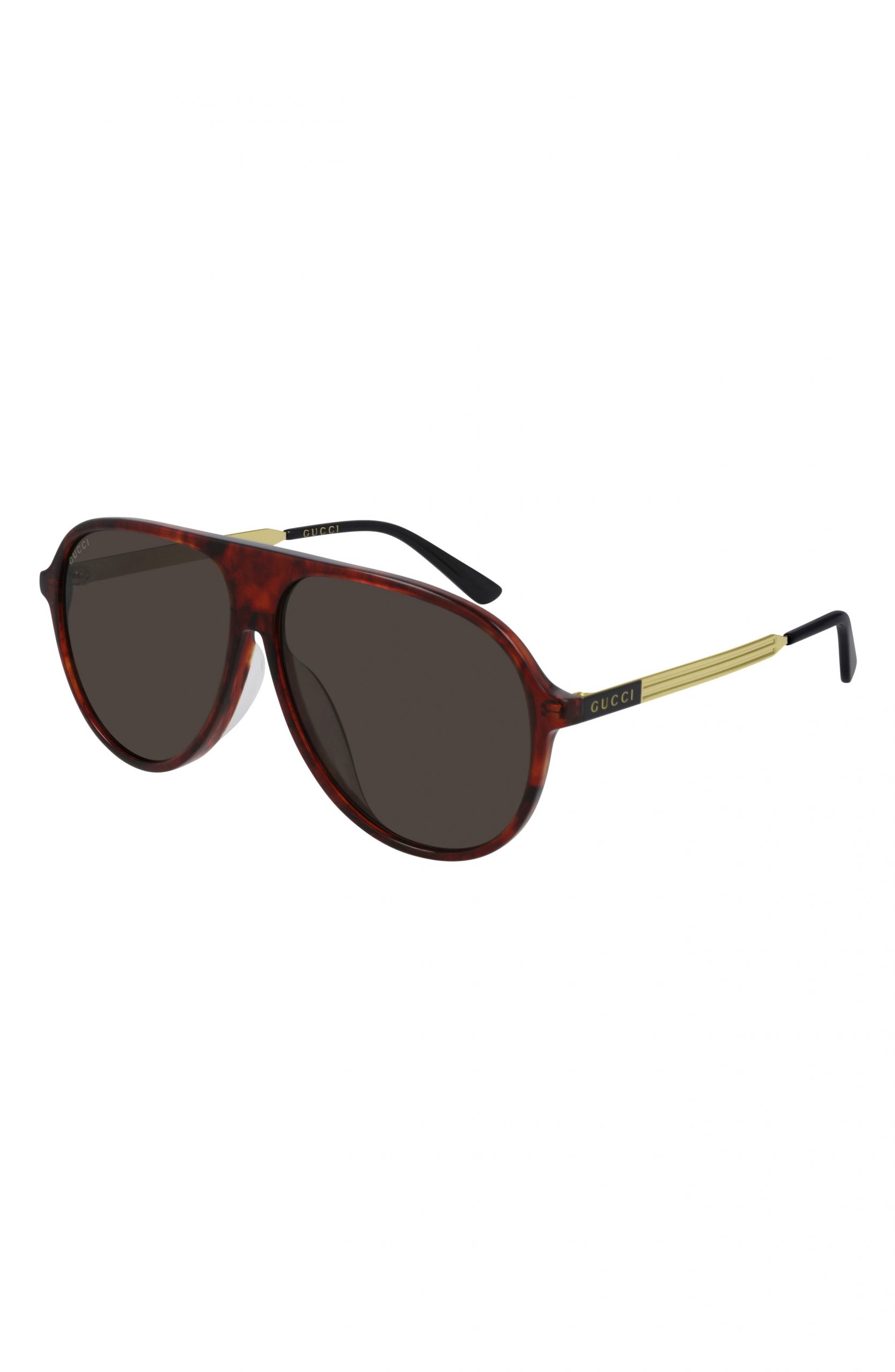 gucci 61mm aviator sunglasses