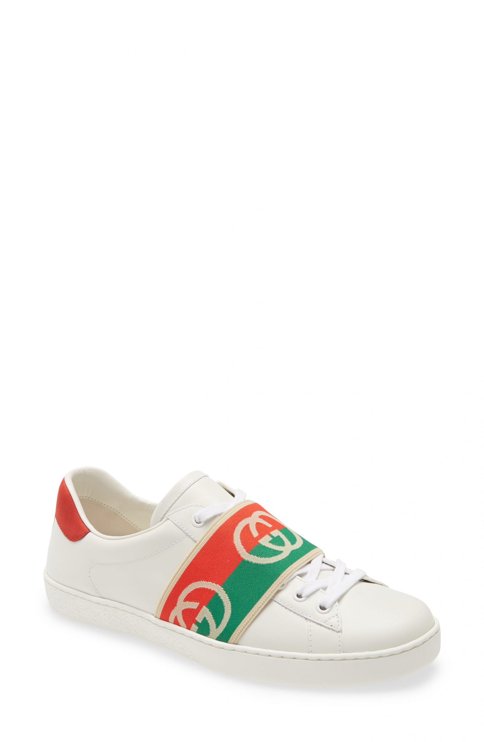 gucci ace collapsible heel