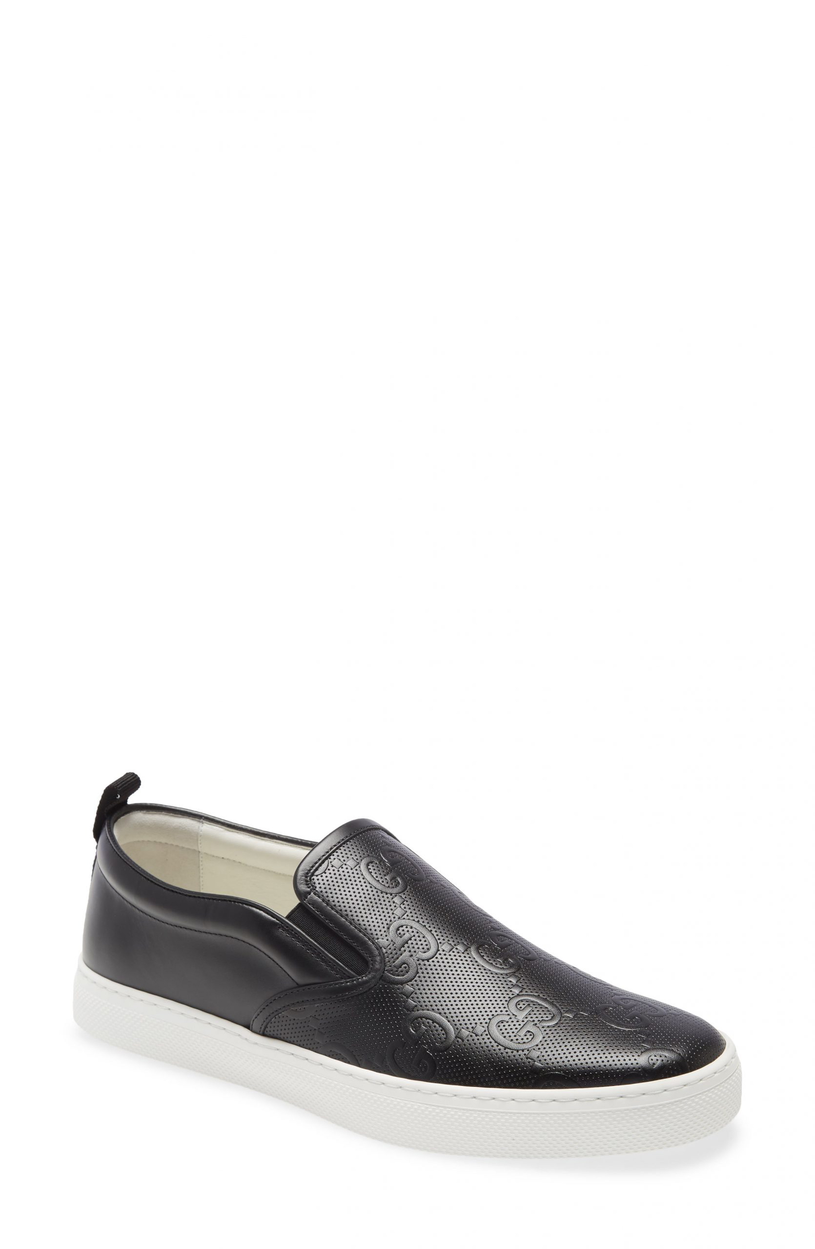 gucci dublin slip on black