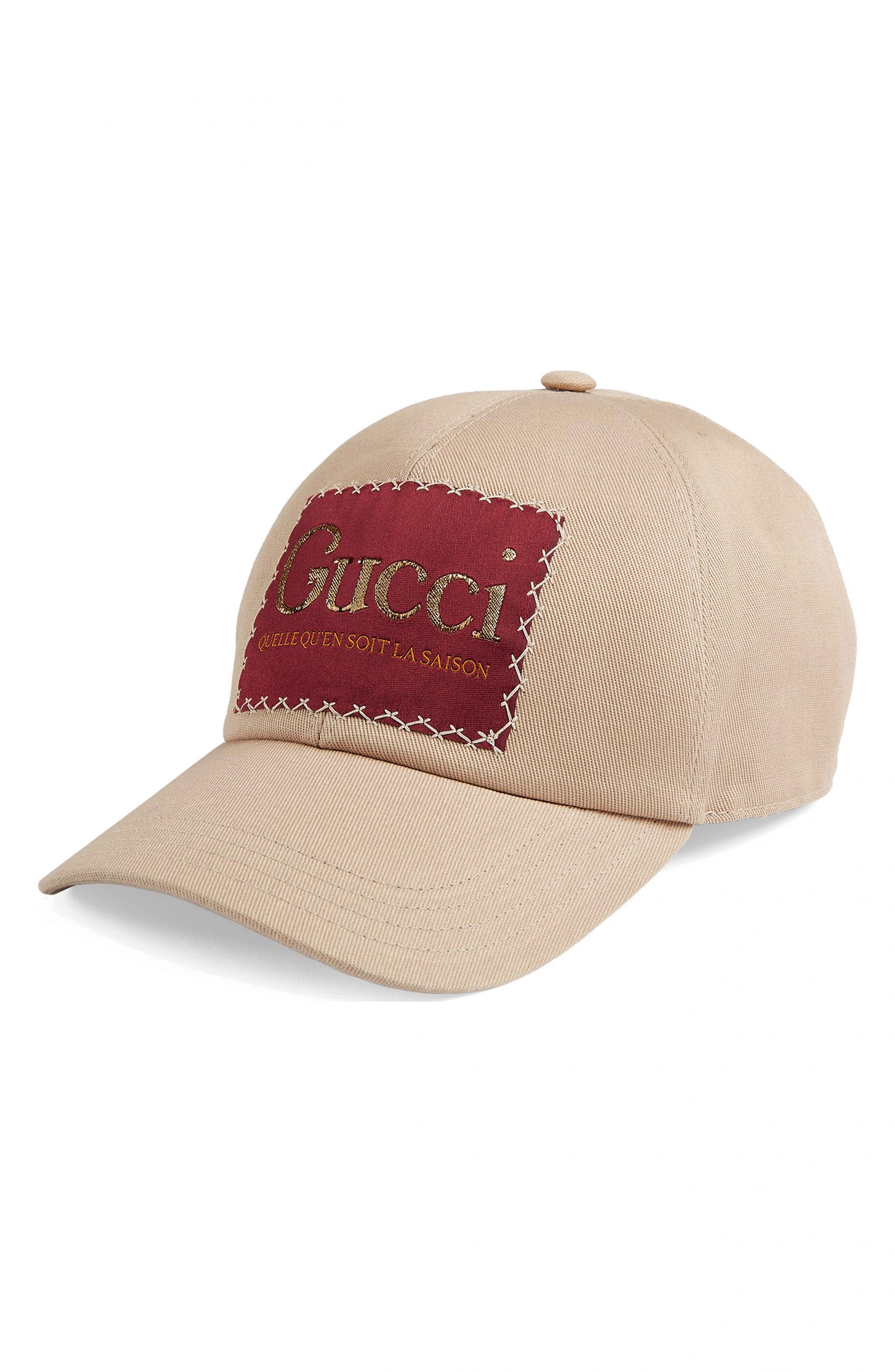 gucci logo baseball cap
