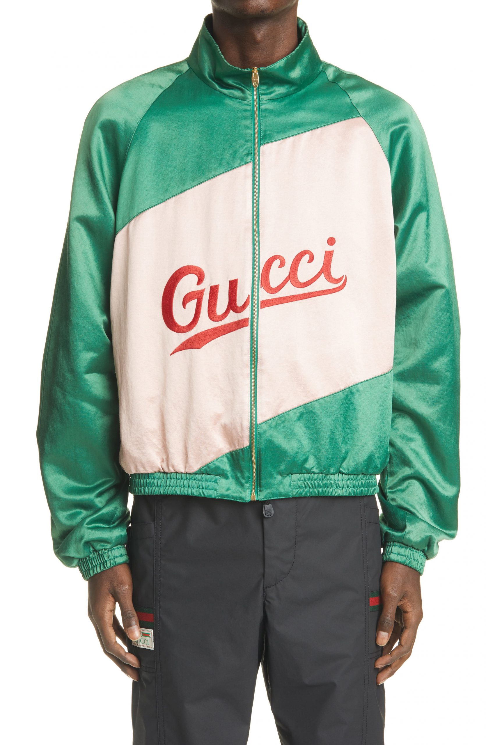 gucci logo track jacket