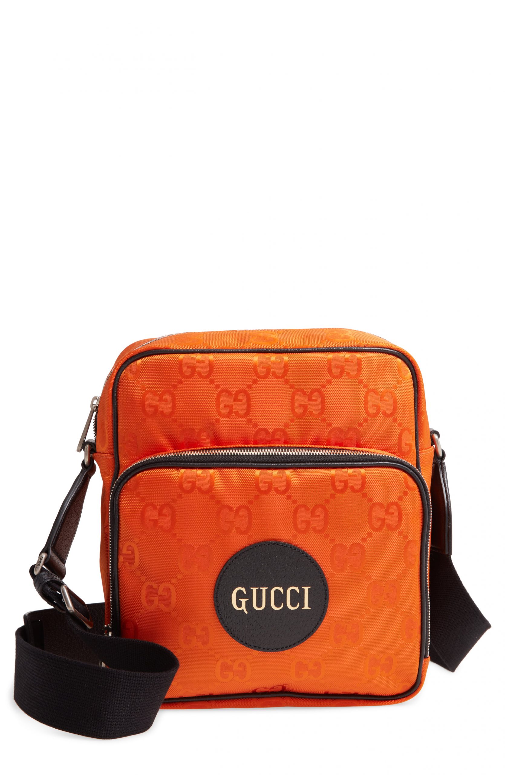 gucci logo messenger bag