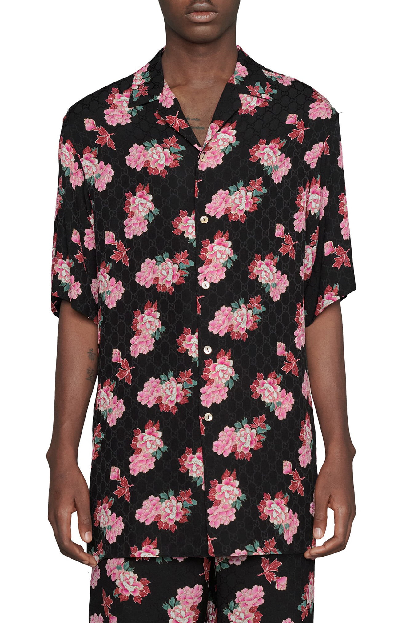 gucci mens short sleeve shirt