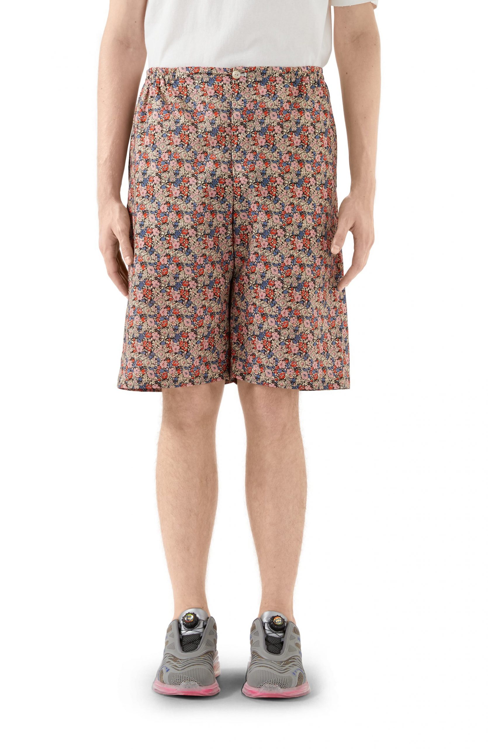 gucci floral shorts