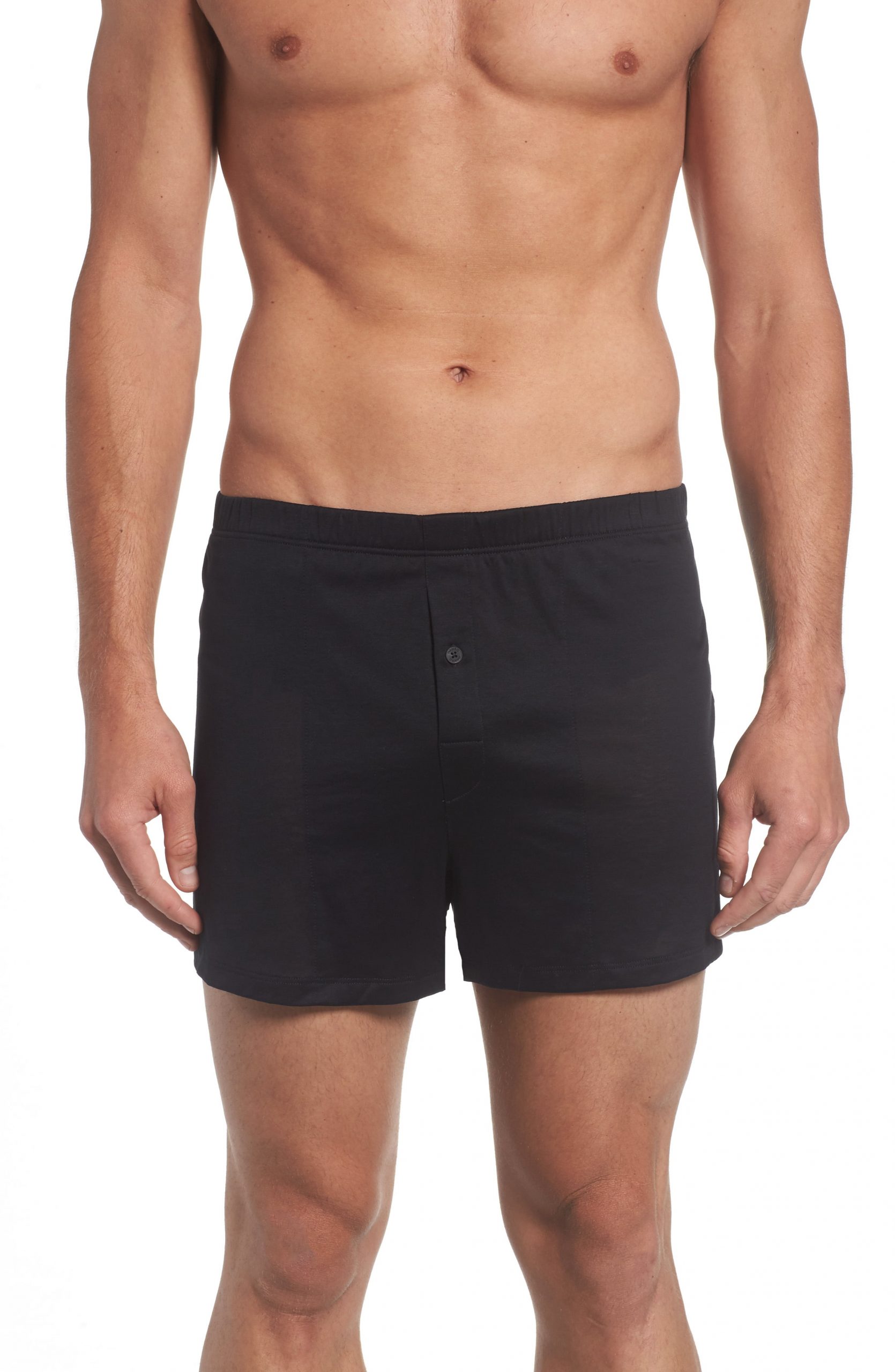cotton knit boxer shorts