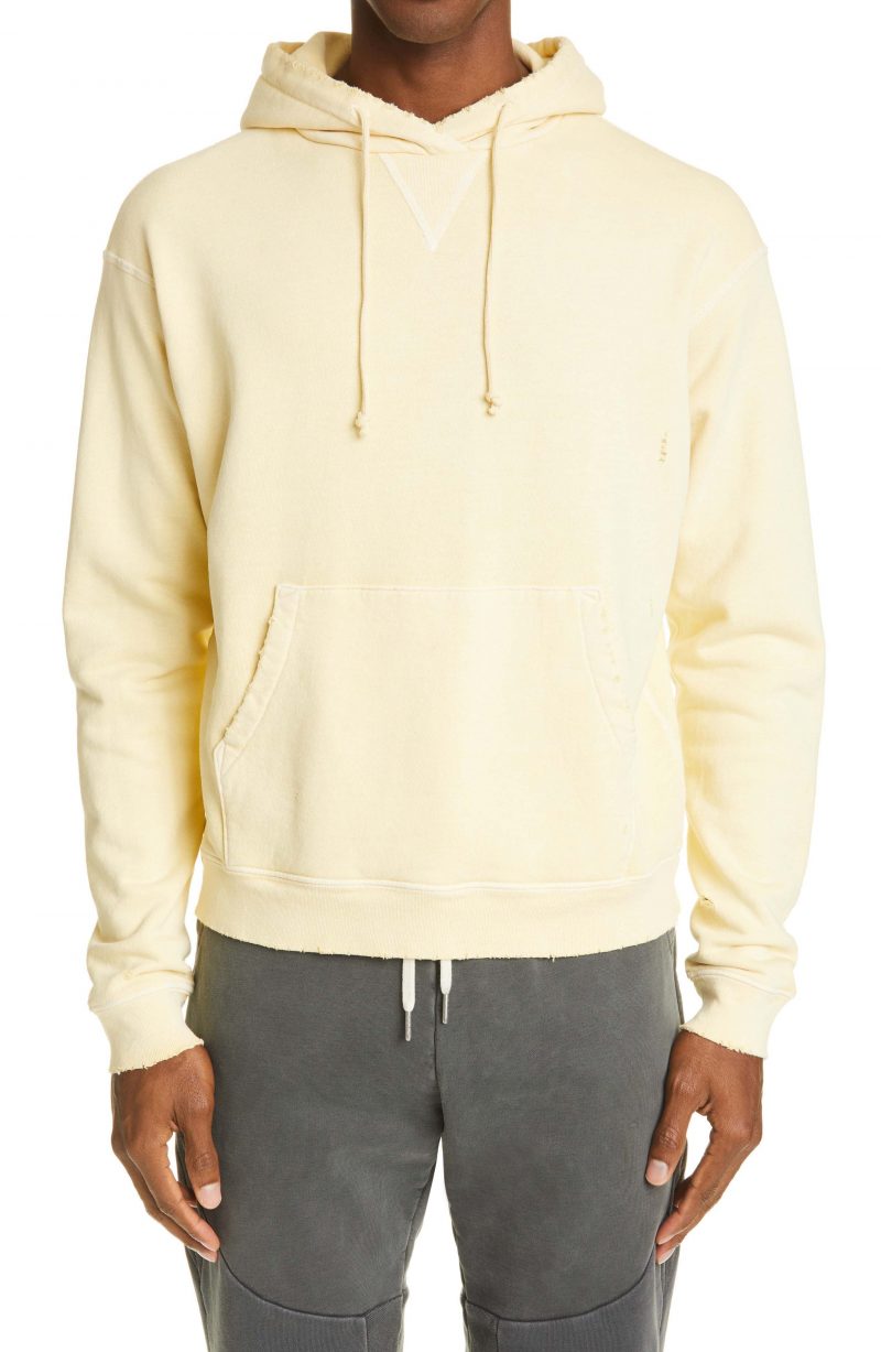 Men’s John Elliott Folsom Distressed Pullover Hoodie, Size Small ...