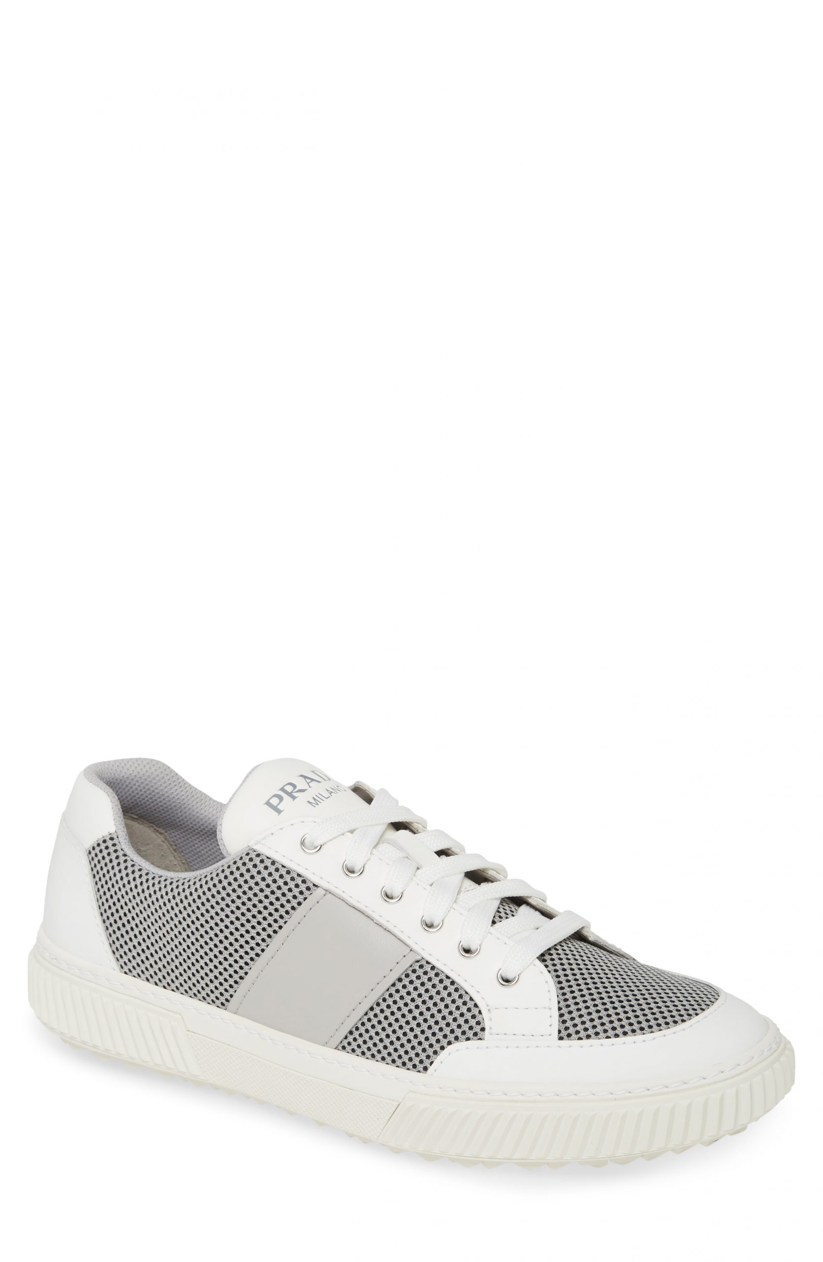 Men’s Prada Stratus Sneaker, Size 8.5US - White | The Fashionisto