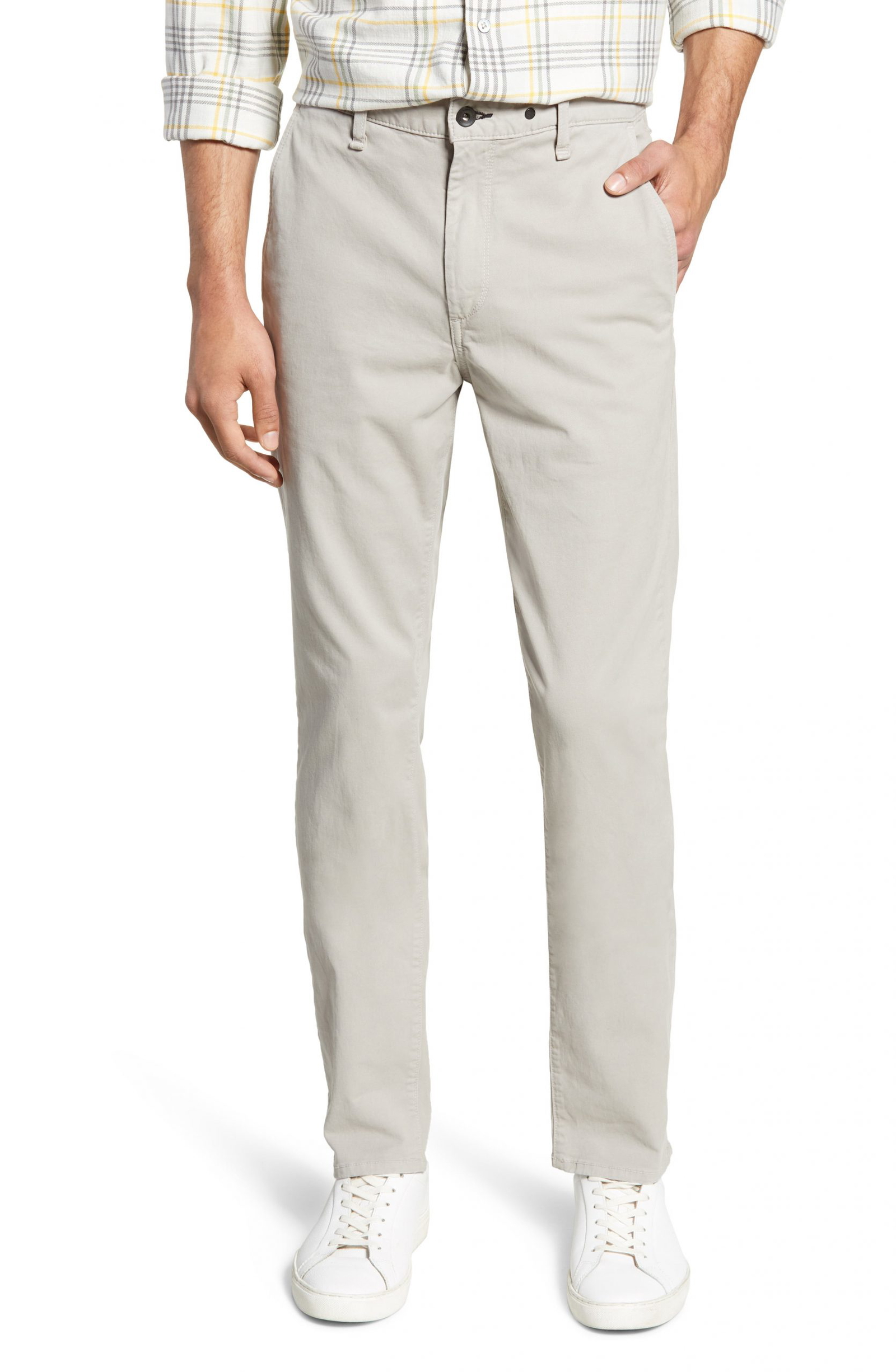 Men’s Rag & Bone Fit 2 Slim Fit Chinos, Size 29 - Grey | The Fashionisto