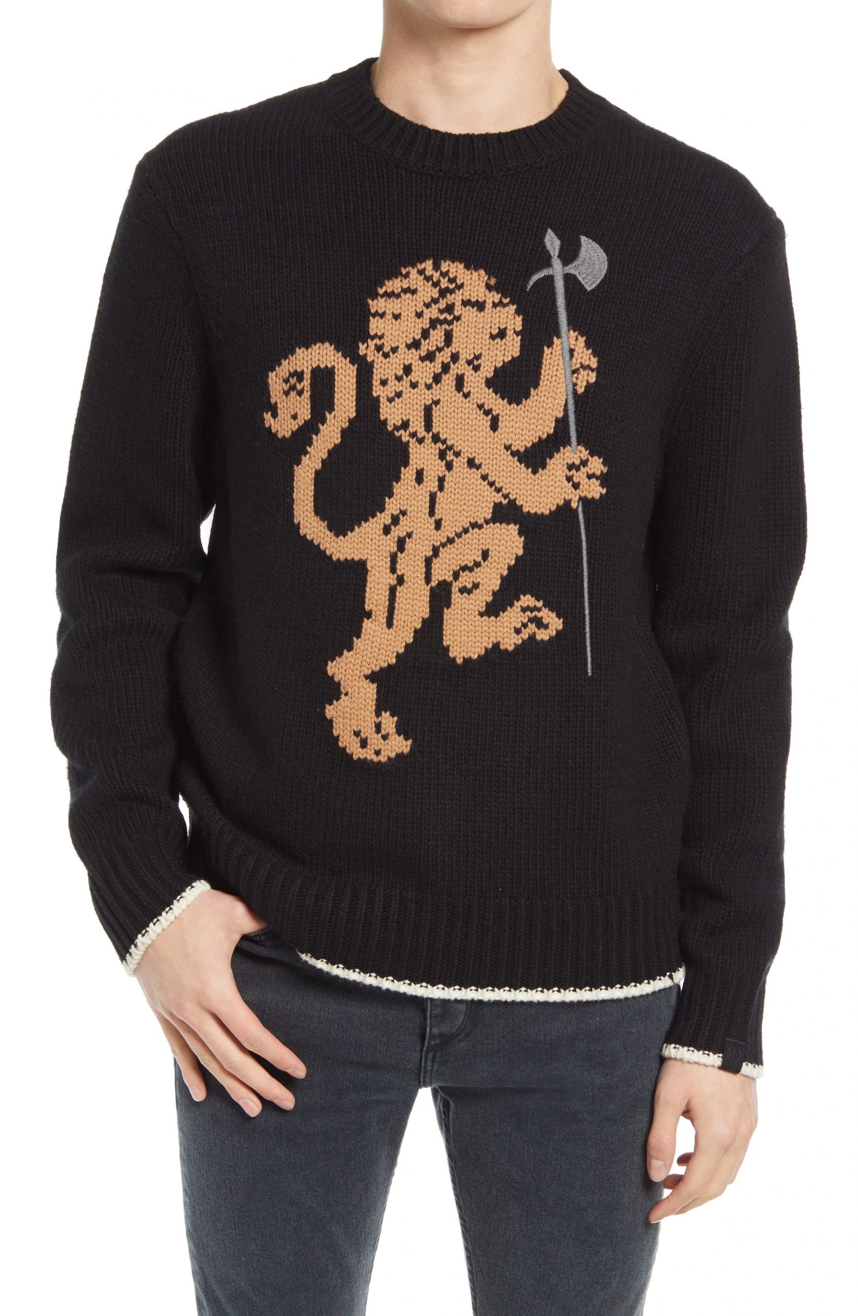 mens rag wool sweater