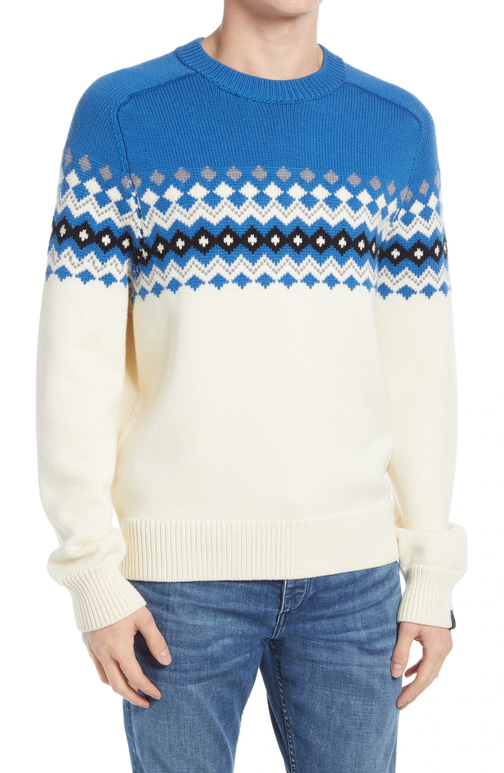 mens rag wool sweater