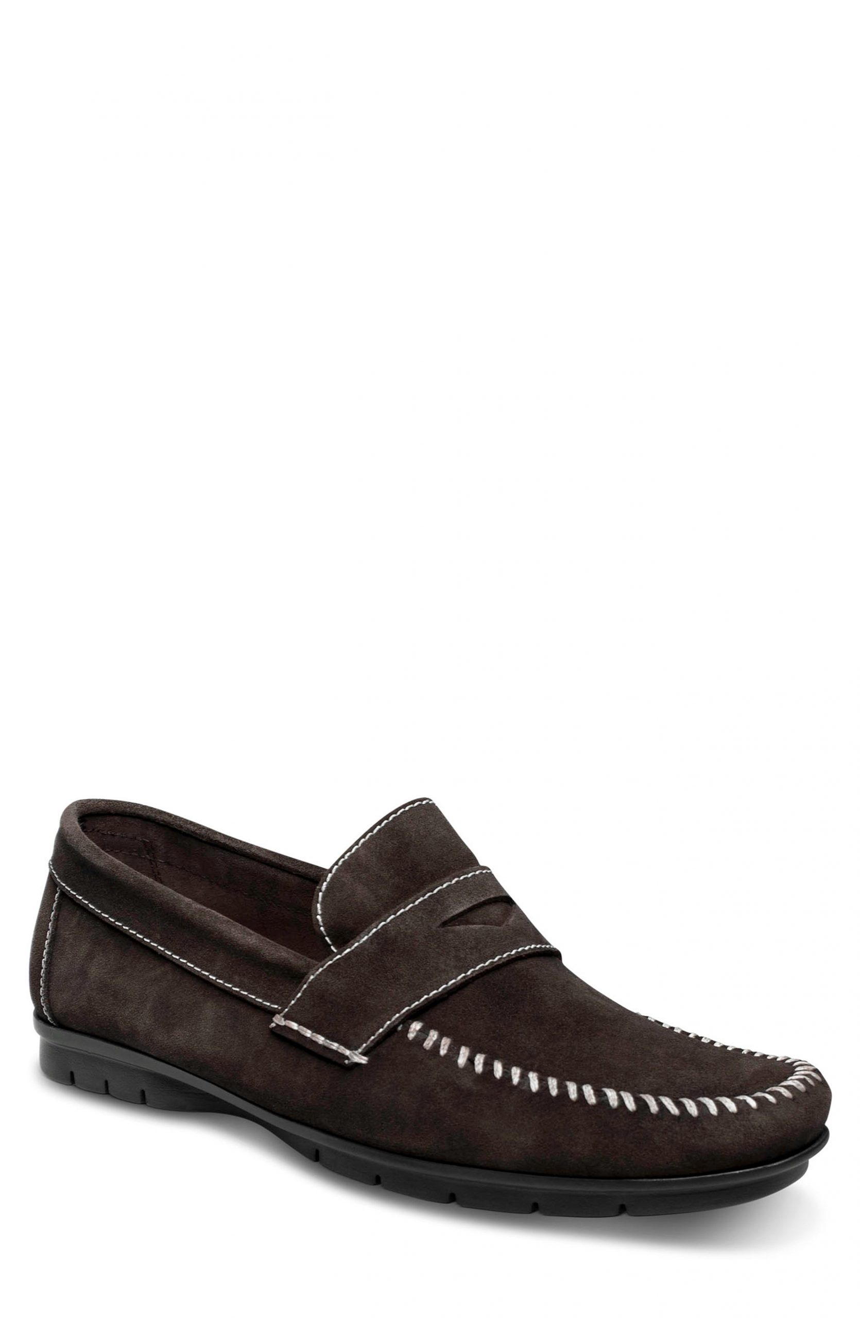 Men’s Sandro Moscoloni Miguel Driving Shoe, Size 7.5 D - Brown | The ...