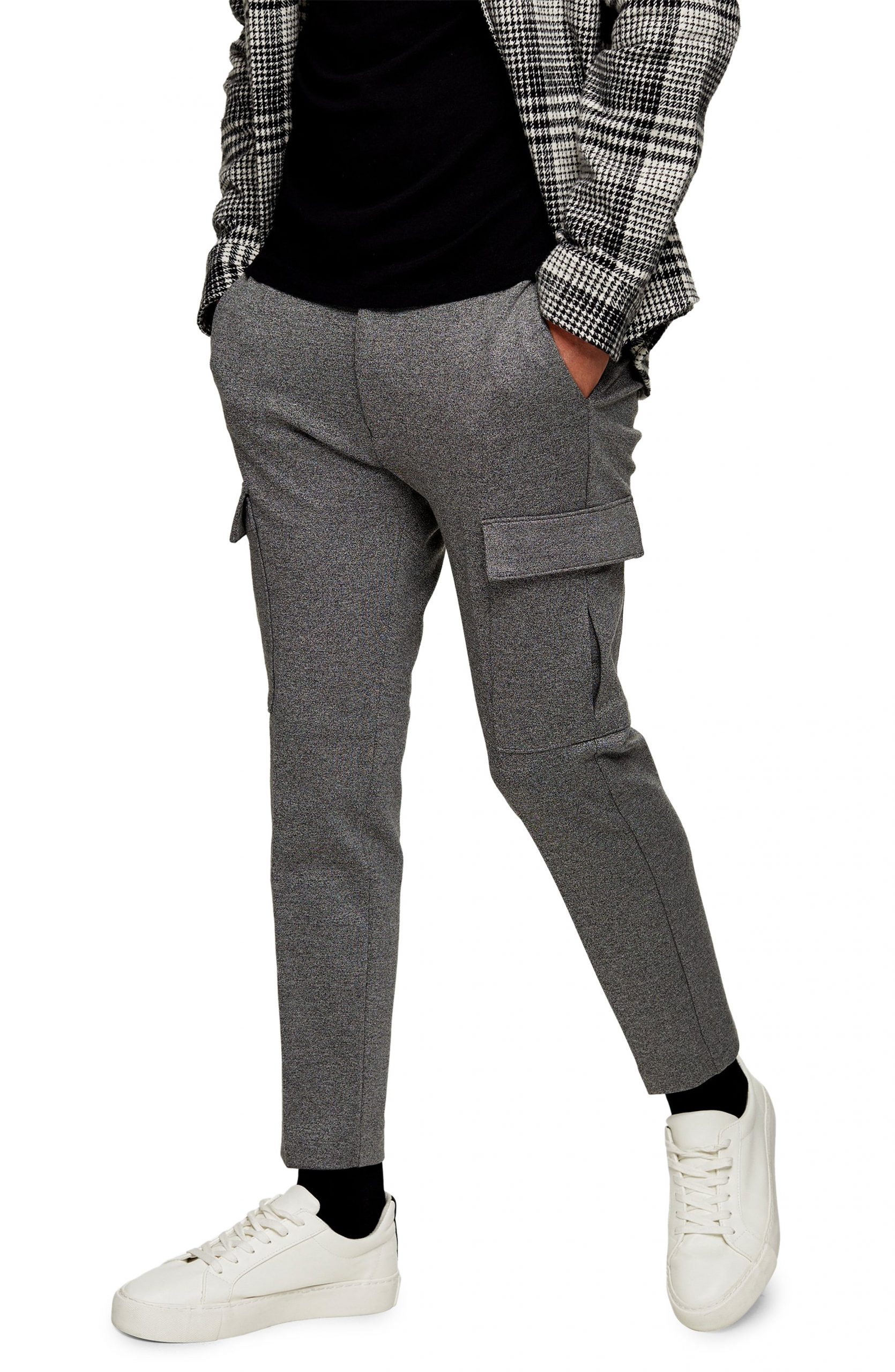 topman slim fit cargo jeans