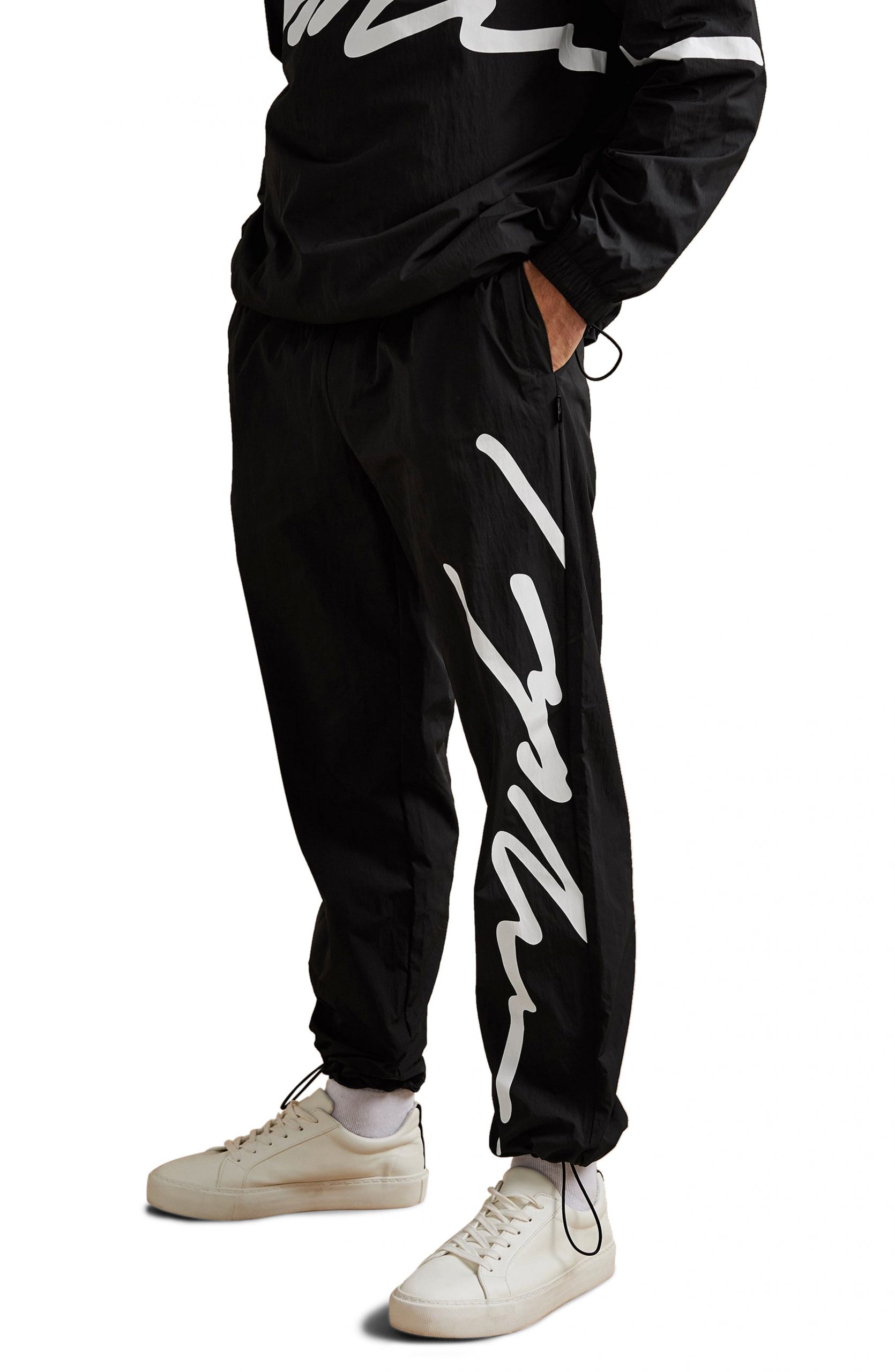topman twill joggers