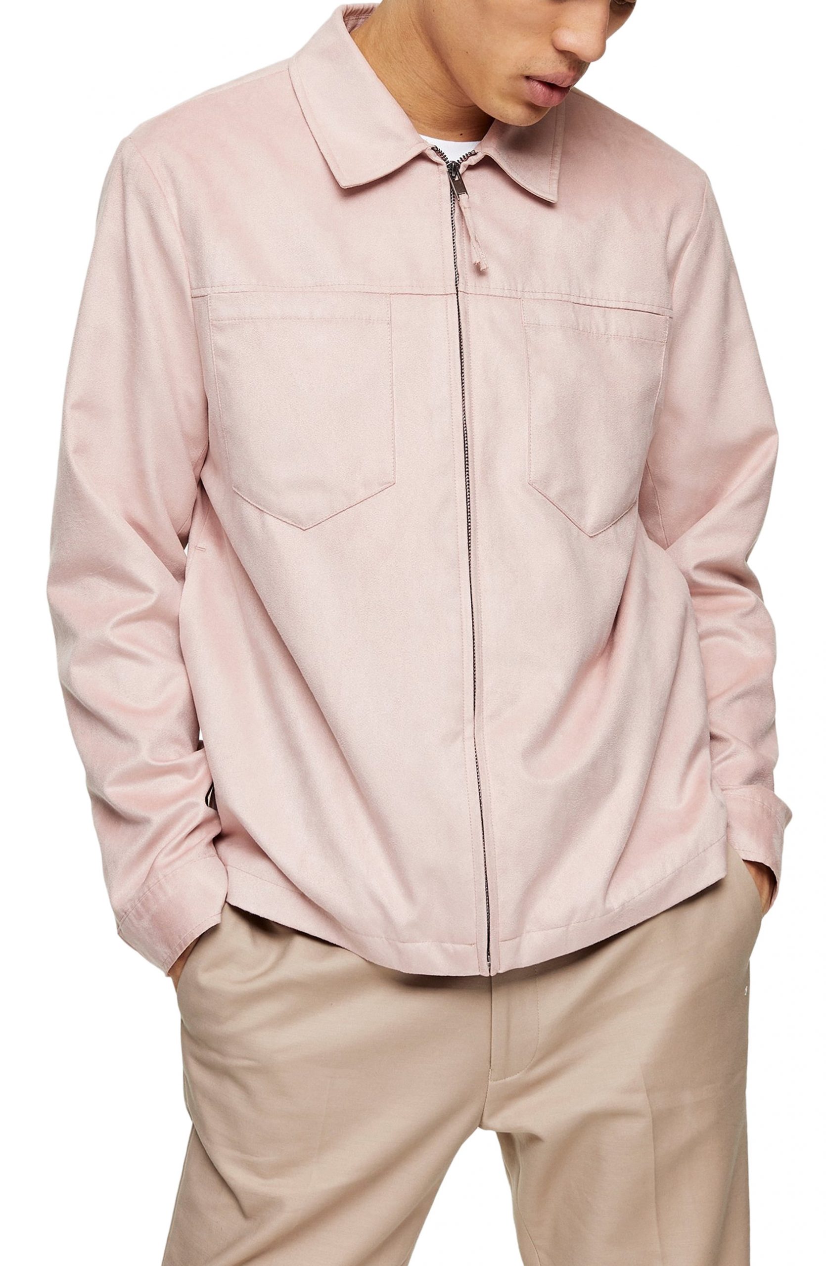 faux suede shirt