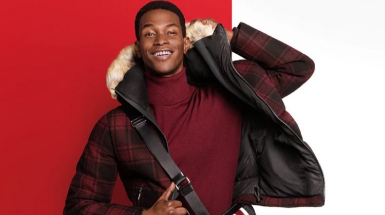 Salomon Diaz stars in Michael Kors' holiday 2020 campaign.