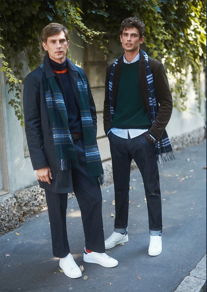 OVS PIOMBO taps models Mathias Lauridsen and Arthur Gosse as the stars of its fall-winter 2020 campaign.