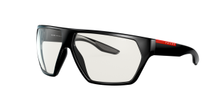 Prada Linea Rossa Man PS 08US - Frame color: Black, Lens color: Clear Ext Ar Blue, Size 67-12/130 Prada Linea Rossa Man PS 08US - Frame color: Black, Lens color: Clear Ext Ar Blue, Size 67-12/130