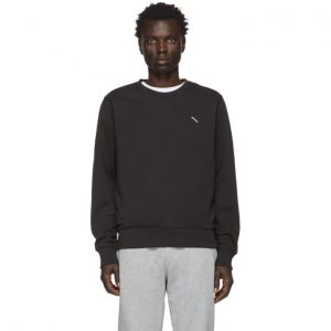 Saturdays NYC Black Bowery Slash Sweatshirt Saturdays NYC Black Bowery Slash Sweatshirt